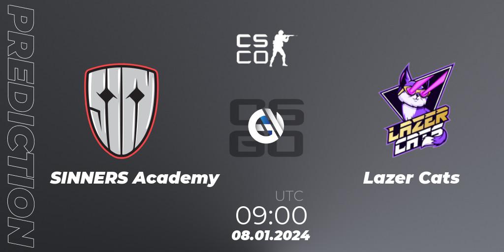 SINNERS Academy - Lazer Cats: прогноз. 08.01.24, CS2 (CS:GO), European Pro League Season 14: Division 2