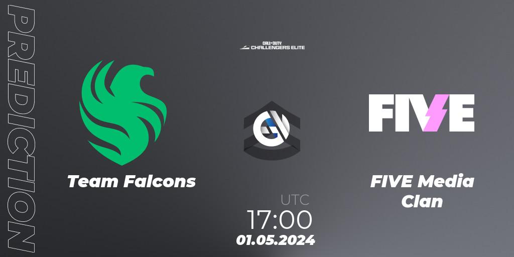 Team Falcons - FIVE Media Clan: прогноз. 01.05.2024 at 17:00, Call of Duty, Call of Duty Challengers 2024 - Elite 2: EU