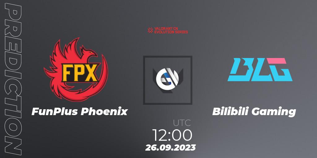 FunPlus Phoenix - Bilibili Gaming: прогноз. 26.09.2023 at 12:00, VALORANT, VALORANT China Evolution Series Act 1: Variation