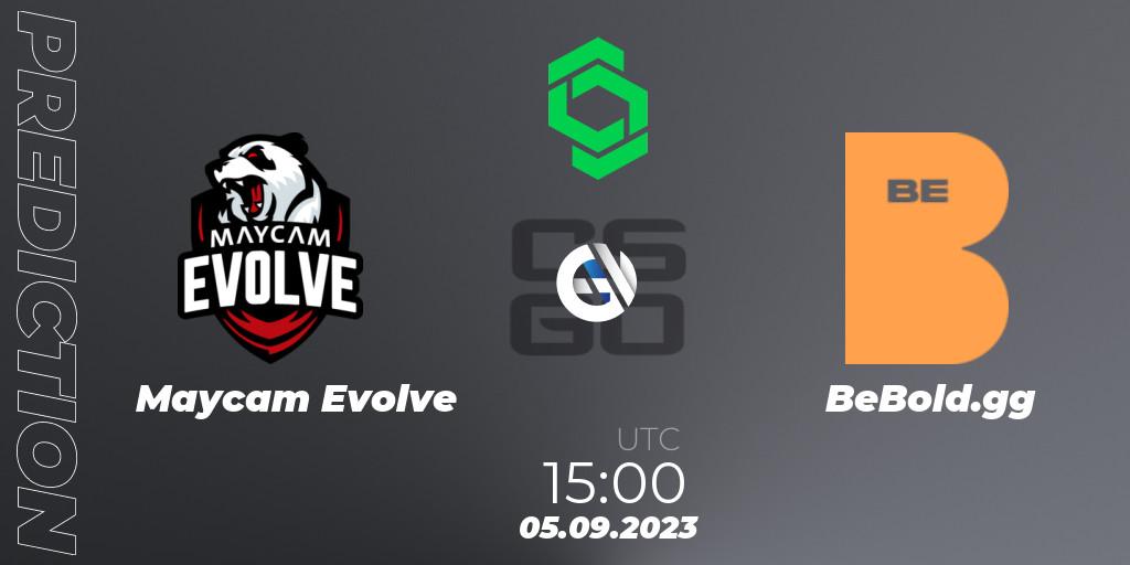 Maycam Evolve - BeBold.gg: прогноз. 05.09.23, CS2 (CS:GO), CCT South America Series #11: Closed Qualifier