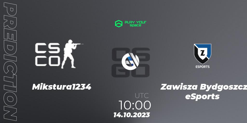 Mikstura1234 - Zawisza Bydgoszcz eSports: прогноз. 14.10.2023 at 10:00, Counter-Strike (CS2), PYspace Cash Cup Finals