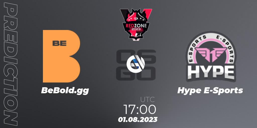 BeBold.gg - Hype E-Sports: прогноз. 01.08.2023 at 17:00, Counter-Strike (CS2), RedZone PRO League Season 5