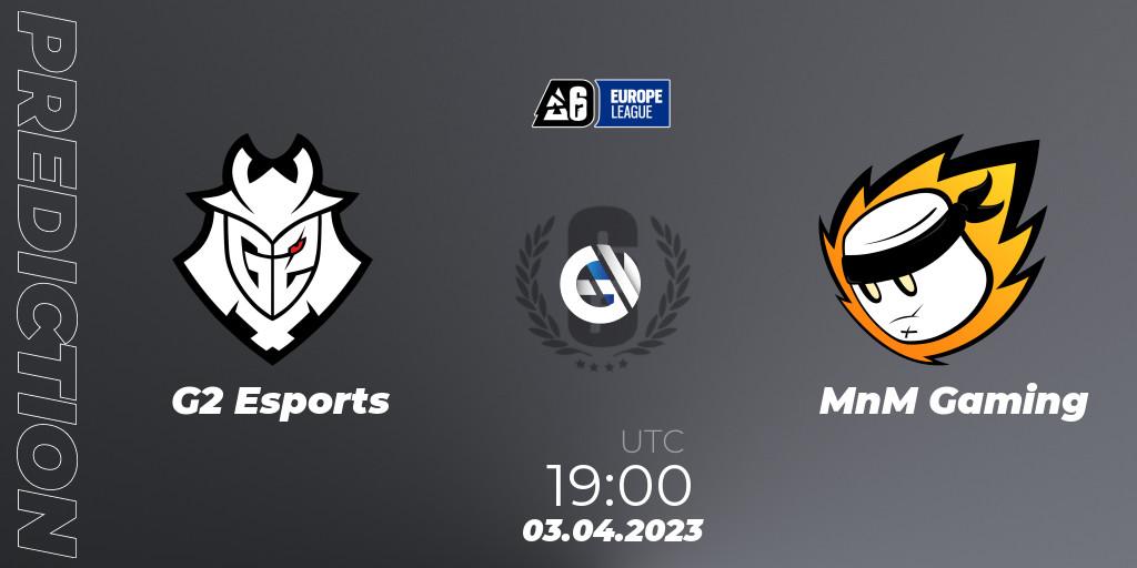 G2 Esports - MnM Gaming: прогноз. 03.04.23, Rainbow Six, Europe League 2023 - Stage 1