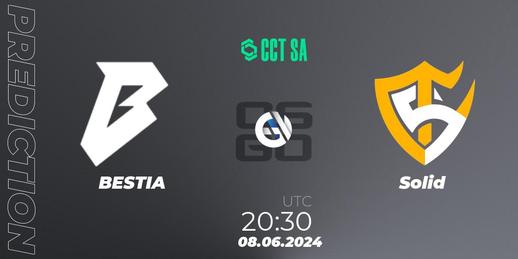 BESTIA - Solid: прогноз. 08.06.2024 at 20:30, Counter-Strike (CS2), CCT Season 2 South America Series 1