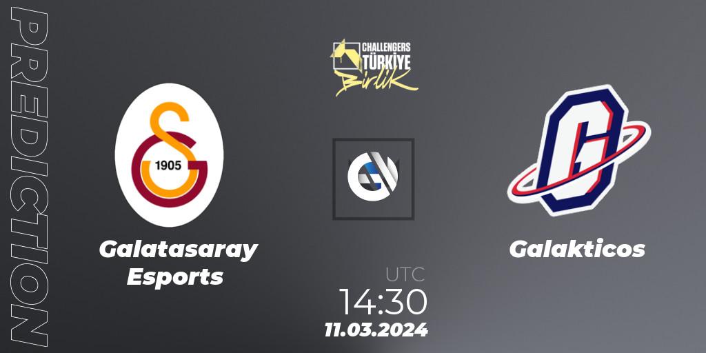Galatasaray Esports - Galakticos: прогноз. 11.03.2024 at 14:30, VALORANT, VALORANT Challengers 2024 Turkey: Birlik Split 1
