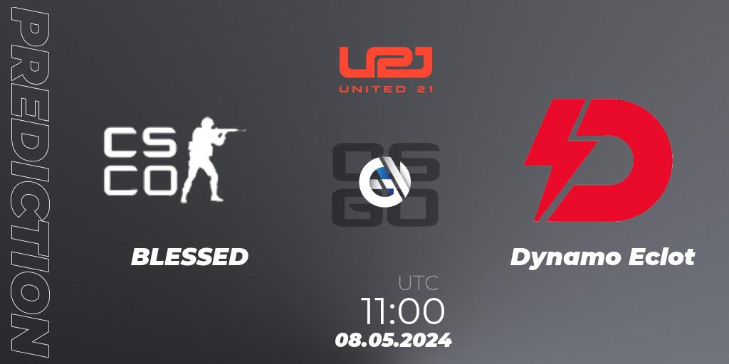 BLESSED - Dynamo Eclot: прогноз. 08.05.2024 at 12:00, Counter-Strike (CS2), United21 Season 15