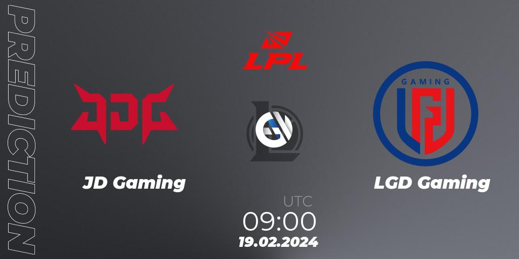 JD Gaming - LGD Gaming: прогноз. 19.02.24, LoL, LPL Spring 2024 - Group Stage