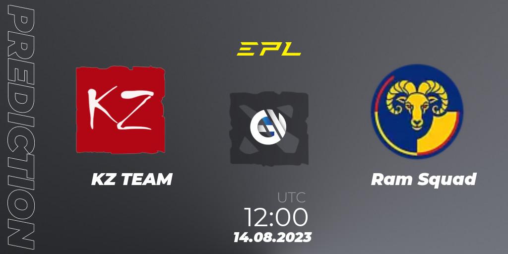KZ TEAM - Ram Squad: прогноз. 14.08.2023 at 12:22, Dota 2, European Pro League Season 11