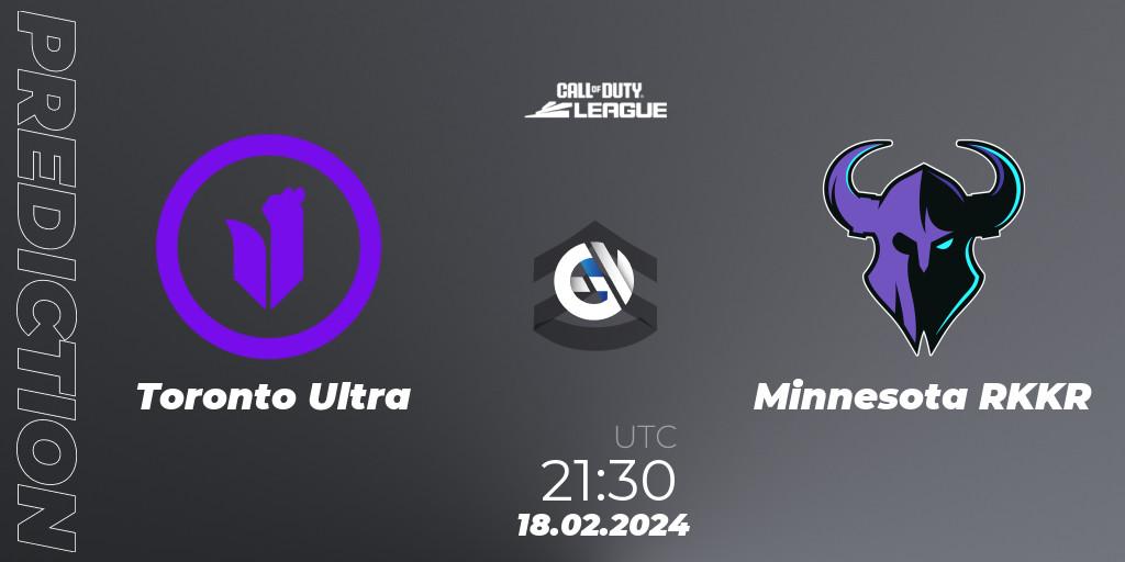 Toronto Ultra - Minnesota RØKKR: прогноз. 18.02.2024 at 21:30, Call of Duty, Call of Duty League 2024: Stage 2 Major Qualifiers
