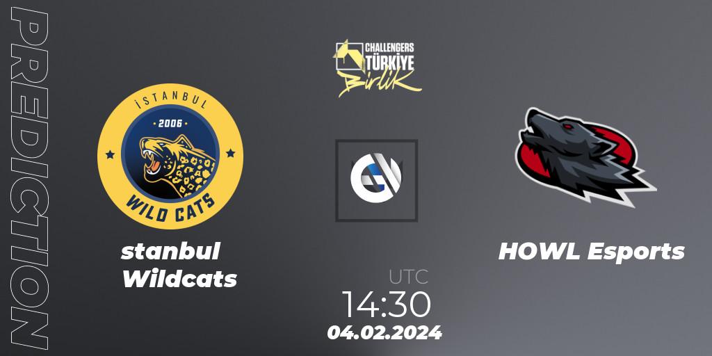 İstanbul Wildcats - HOWL Esports: прогноз. 04.02.2024 at 14:45, VALORANT, VALORANT Challengers 2024 Turkey: Birlik Split 1