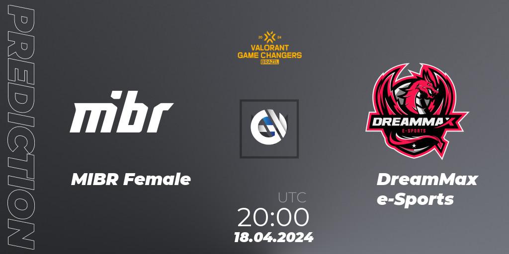 MIBR Female - DreamMax e-Sports: прогноз. 18.04.24, VALORANT, VCT 2024: Game Changers Brazil Series 1