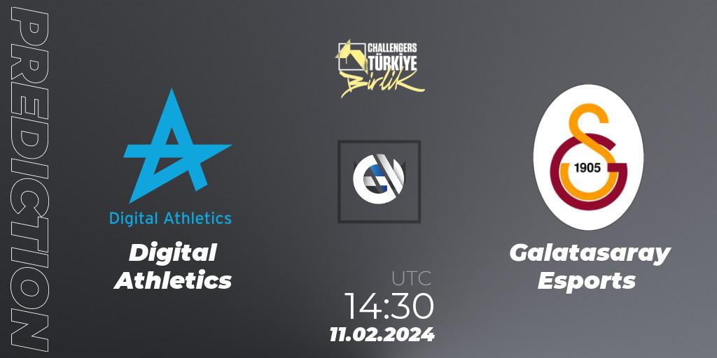 Digital Athletics - Galatasaray Esports: прогноз. 11.02.24, VALORANT, VALORANT Challengers 2024 Turkey: Birlik Split 1