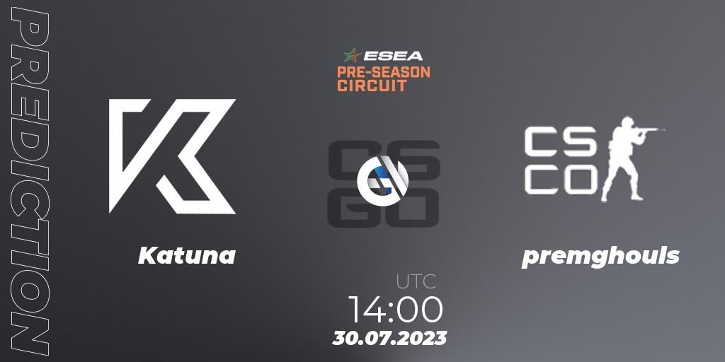 Katuna - premghouls: прогноз. 30.07.23, CS2 (CS:GO), ESEA Pre-Season Circuit 2023: European Final