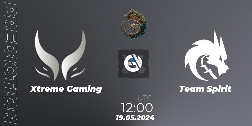 Xtreme Gaming - Team Spirit: прогноз. 19.05.2024 at 13:00, Dota 2, PGL Wallachia Season 1