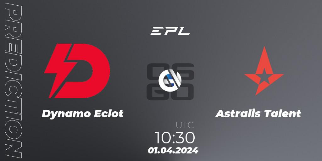 Dynamo Eclot - Astralis Talent: прогноз. 01.04.24, CS2 (CS:GO), European Pro League Season 16: Division 2