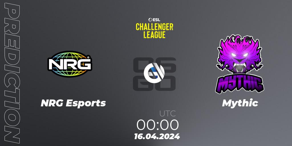 NRG Esports - Mythic: прогноз. 16.04.24, CS2 (CS:GO), ESL Challenger League Season 47: North America
