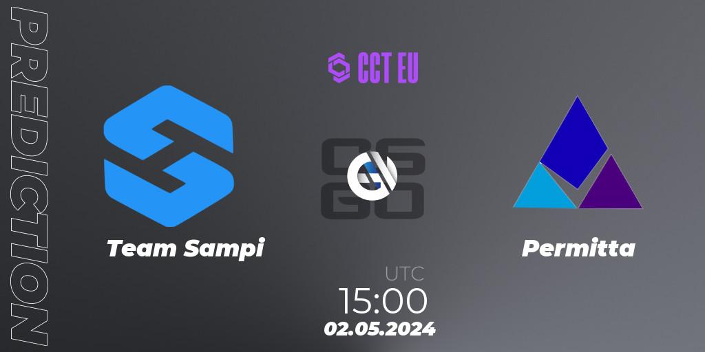 Team Sampi - Permitta: прогноз. 02.05.2024 at 15:00, Counter-Strike (CS2), CCT Season 2 Europe Series 2 