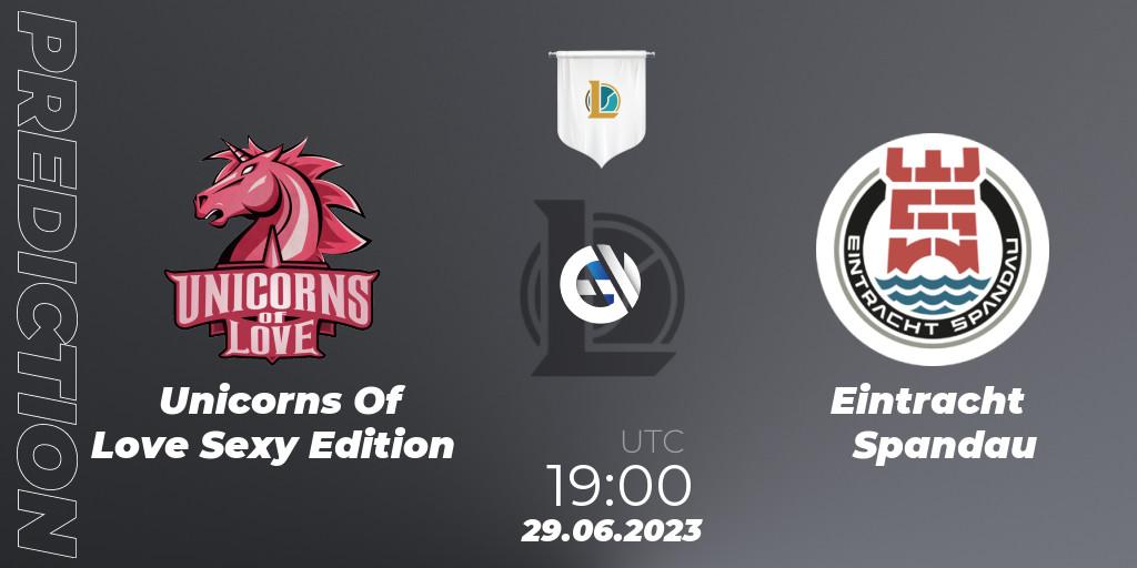 Unicorns Of Love Sexy Edition - Eintracht Spandau: прогноз. 29.06.2023 at 19:00, LoL, Prime League Summer 2023 - Group Stage