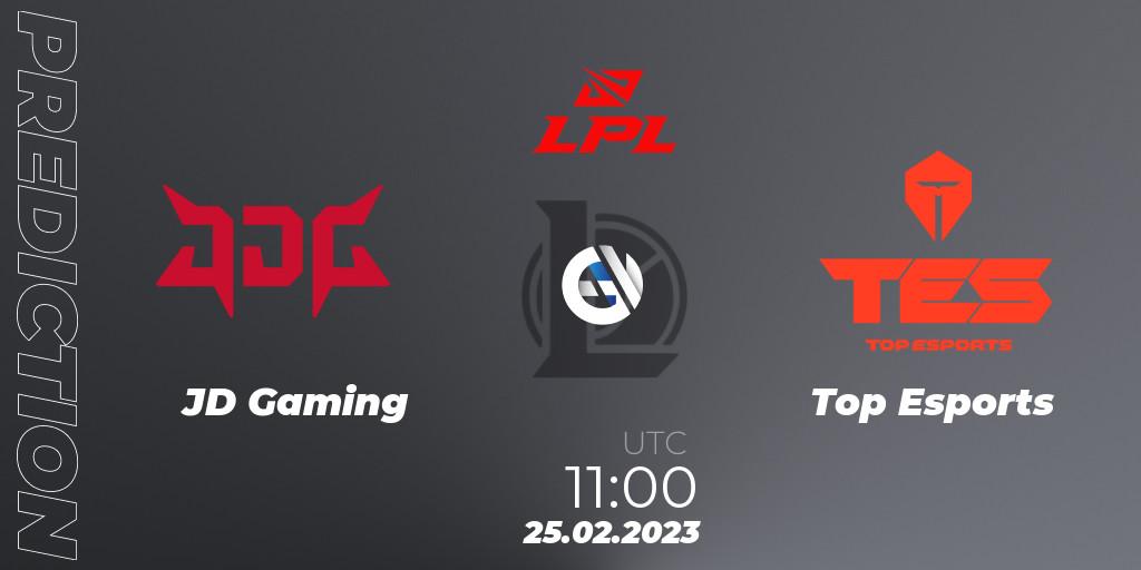JD Gaming - Top Esports: прогноз. 25.02.2023 at 12:10, LoL, LPL Spring 2023 - Group Stage