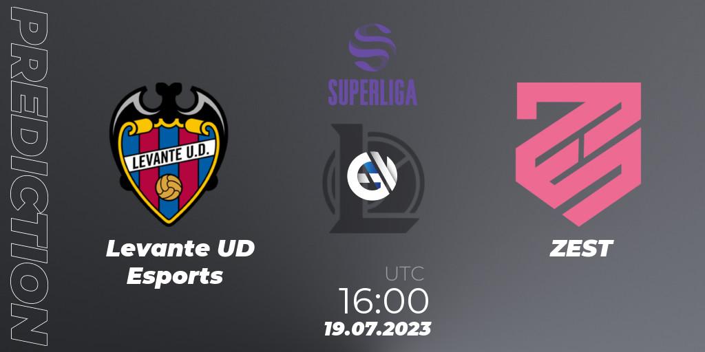 Levante UD Esports - ZEST: прогноз. 19.07.23, LoL, LVP Superliga 2nd Division 2023 Summer