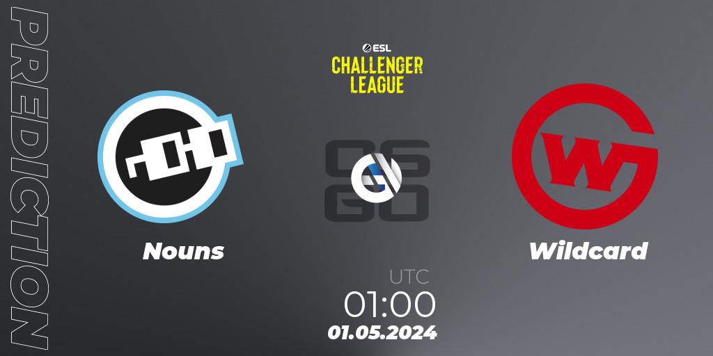 Nouns - Wildcard: прогноз. 14.05.2024 at 01:00, Counter-Strike (CS2), ESL Challenger League Season 47: North America