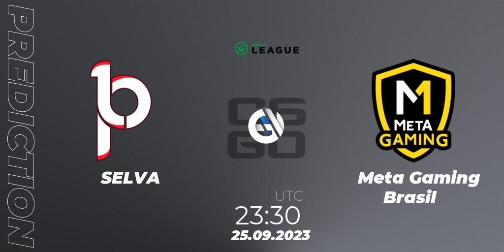 SELVA - Meta Gaming Brasil: прогноз. 27.09.2023 at 18:00, Counter-Strike (CS2), ESEA Season 46: Open Division - South America