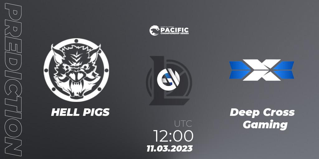 HELL PIGS - Deep Cross Gaming: прогноз. 11.03.2023 at 12:00, LoL, PCS Spring 2023 - Group Stage