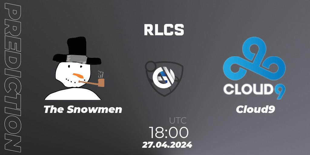 The Snowmen - Cloud9: прогноз. 27.04.24, Rocket League, RLCS 2024 - Major 2: NA Open Qualifier 4