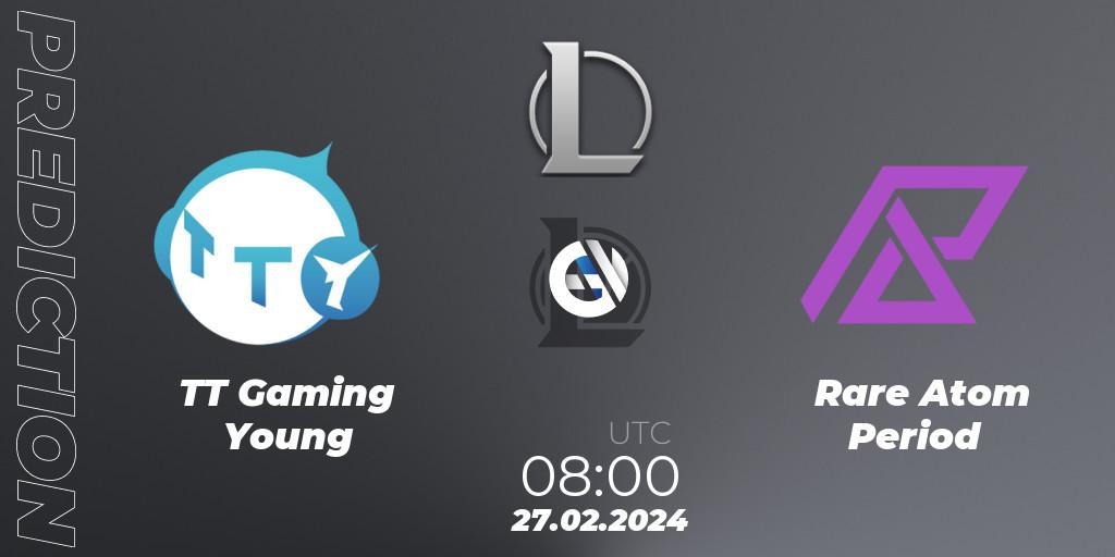 TT Gaming Young - Rare Atom Period: прогноз. 27.02.2024 at 08:00, LoL, LDL 2024 - Stage 1