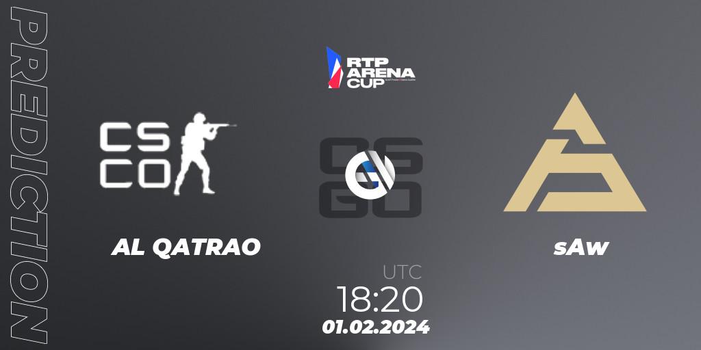 AL QATRAO - sAw: прогноз. 01.02.2024 at 18:20, Counter-Strike (CS2), RTP Arena Cup 2024