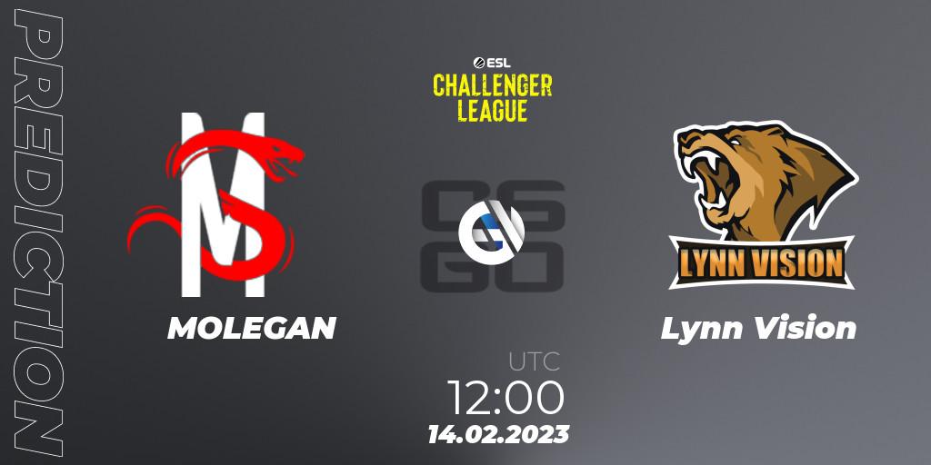 MOLEGAN - Lynn Vision: прогноз. 14.02.23, CS2 (CS:GO), ESL Challenger League Season 44: Asia-Pacific
