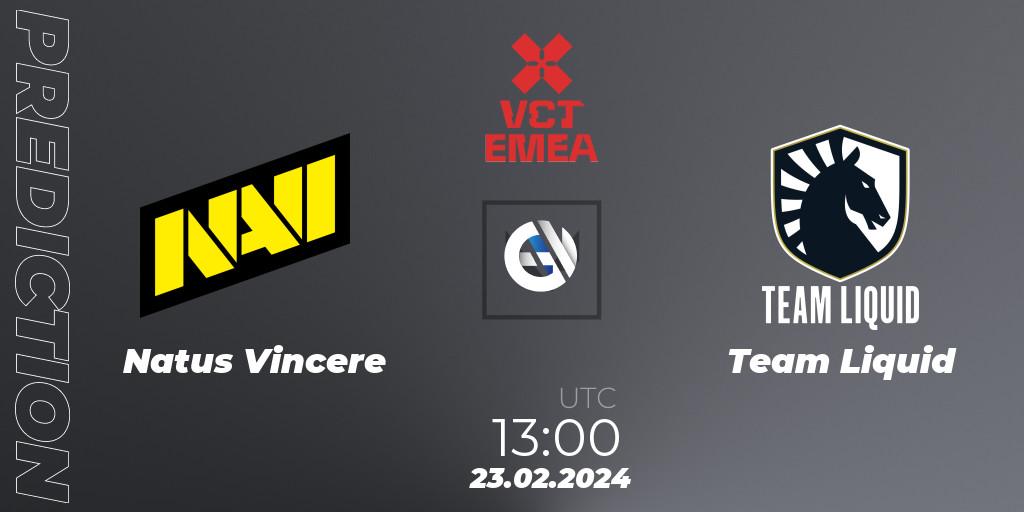 Natus Vincere - Team Liquid: прогноз. 23.02.24, VALORANT, VCT 2024: EMEA Kickoff