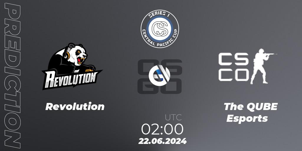 Revolution - The QUBE Esports: прогноз. 22.06.2024 at 02:00, Counter-Strike (CS2), Central Pacific Cup: Series 1