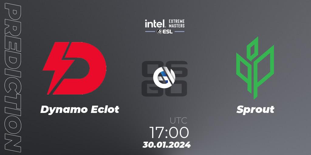 Dynamo Eclot - Sprout: прогноз. 30.01.2024 at 17:00, Counter-Strike (CS2), Intel Extreme Masters China 2024: European Open Qualifier #2