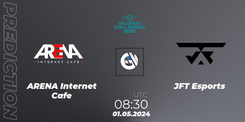ARENA Internet Cafe - JFT Esports: прогноз. 01.05.2024 at 08:30, VALORANT, VALORANT Challengers 2024 Oceania: Split 1