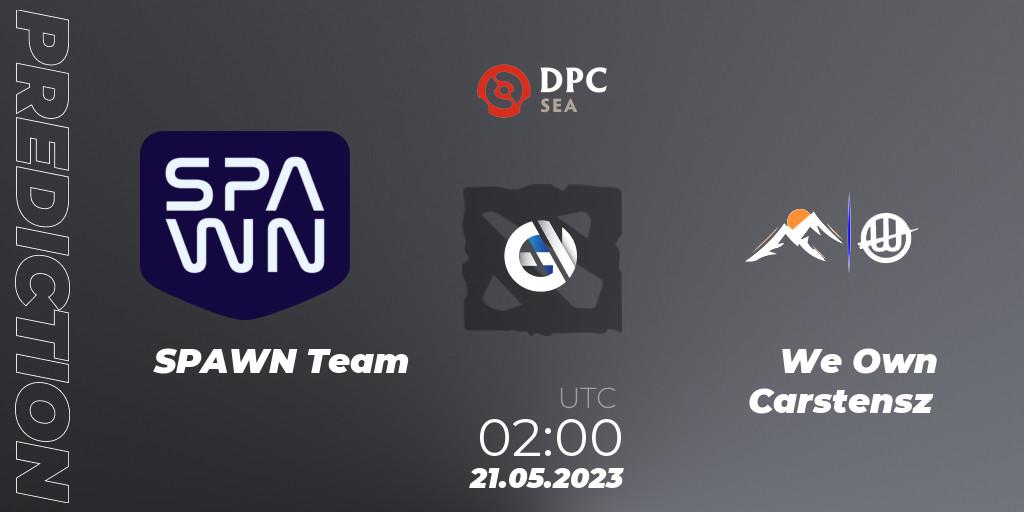 SPAWN Team - We Own Carstensz: прогноз. 21.05.2023 at 02:02, Dota 2, DPC SEA 2023 Tour 3: Closed Qualifier