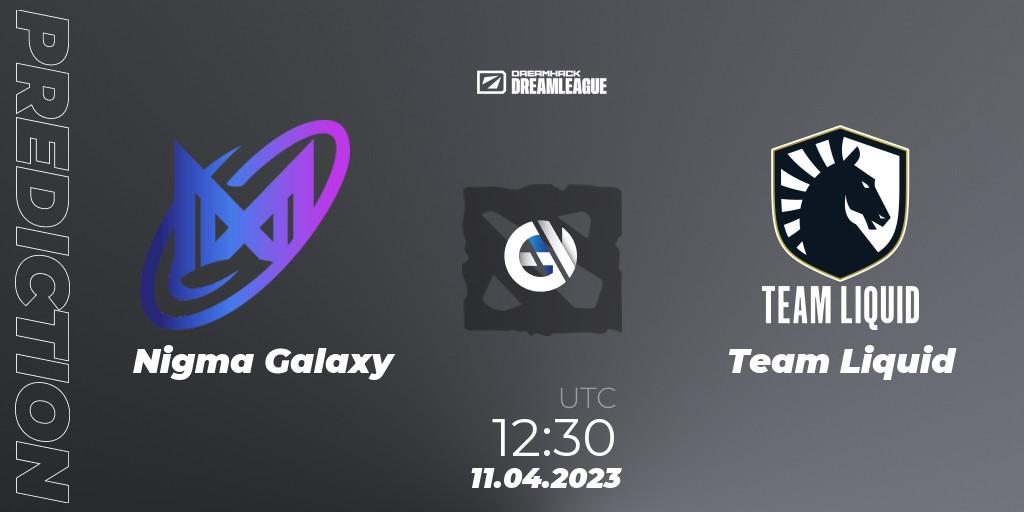 Nigma Galaxy - Team Liquid: прогноз. 11.04.2023 at 12:26, Dota 2, DreamLeague Season 19 - Group Stage 1