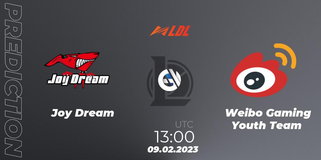 Joy Dream - Weibo Gaming Youth Team: прогноз. 09.02.23, LoL, LDL 2023 - Swiss Stage