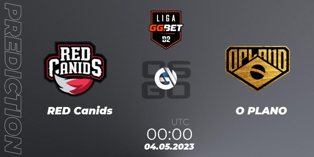 RED Canids - O PLANO: прогноз. 04.05.2023 at 00:00, Counter-Strike (CS2), Dust2 Brasil Liga Season 1