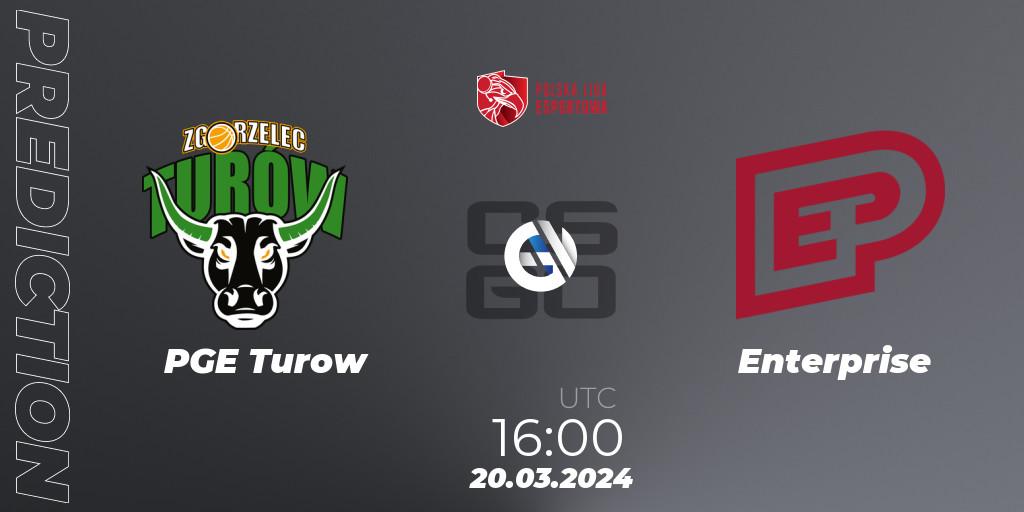 PGE Turow - Enterprise: прогноз. 20.03.24, CS2 (CS:GO), Polska Liga Esportowa 2024: Split #1