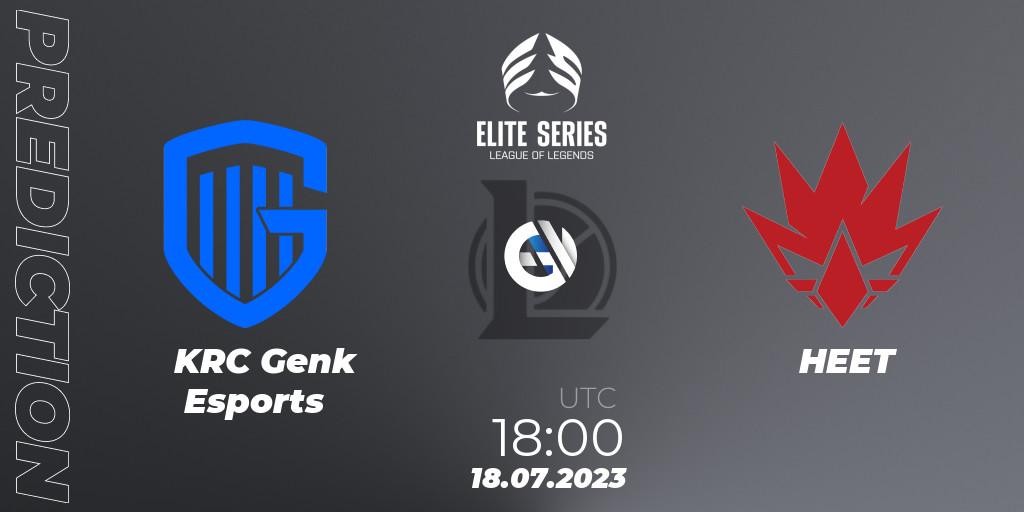 KRC Genk Esports - HEET: прогноз. 18.07.23, LoL, Elite Series Summer 2023