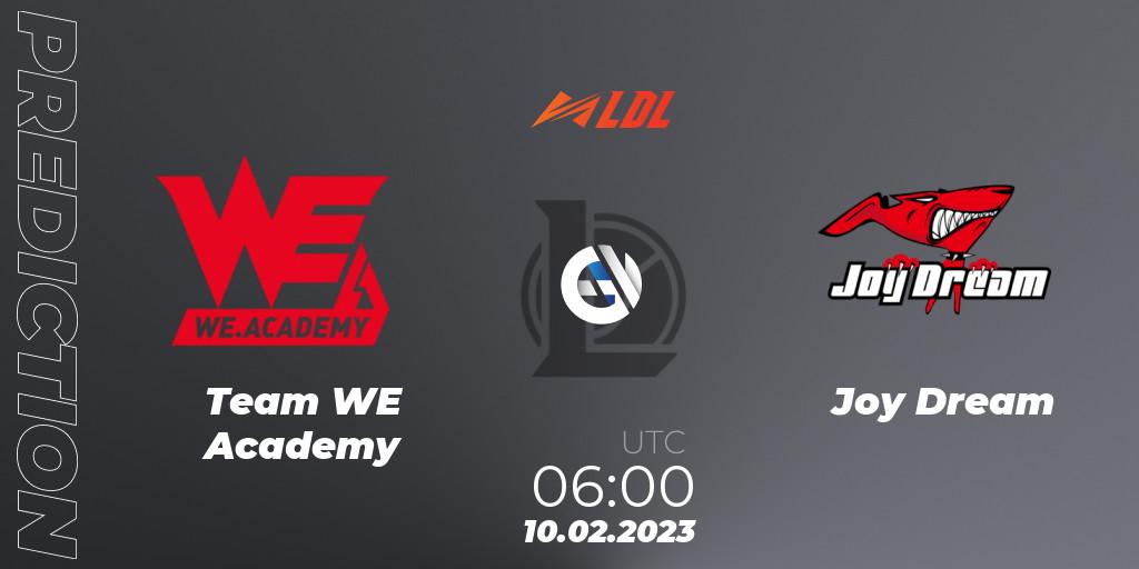 Team WE Academy - Joy Dream: прогноз. 10.02.23, LoL, LDL 2023 - Swiss Stage