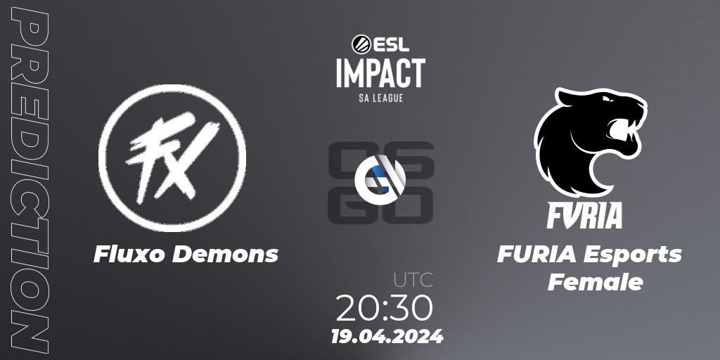 Fluxo Demons - FURIA Esports Female: прогноз. 19.04.24, CS2 (CS:GO), ESL Impact League Season 5: South America