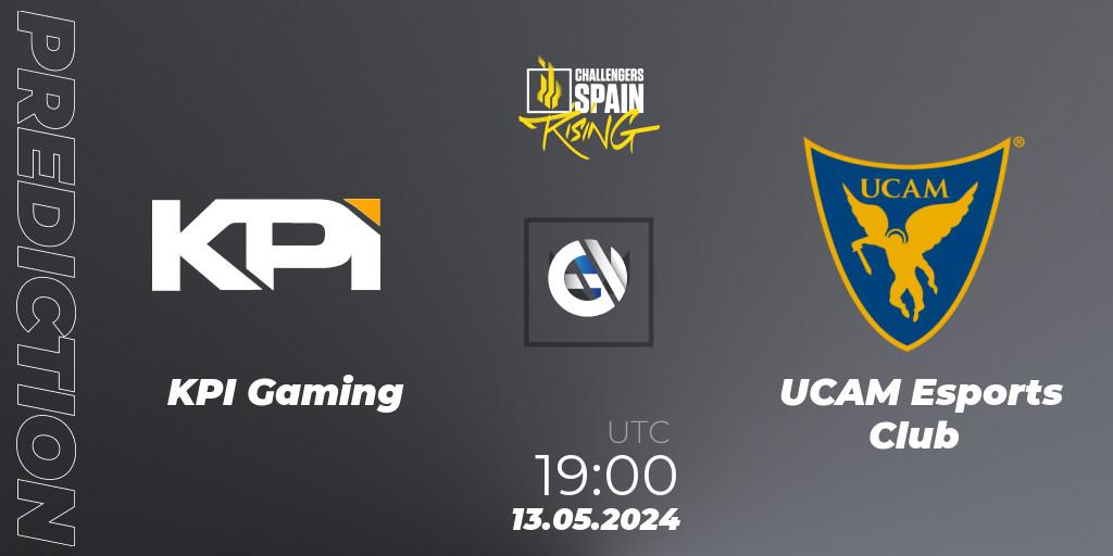KPI Gaming - UCAM Esports Club: прогноз. 13.05.2024 at 19:00, VALORANT, VALORANT Challengers 2024 Spain: Rising Split 2