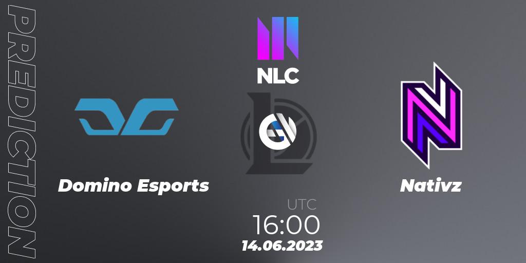 Domino Esports - Nativz: прогноз. 14.06.2023 at 16:00, LoL, NLC Summer 2023 - Group Stage