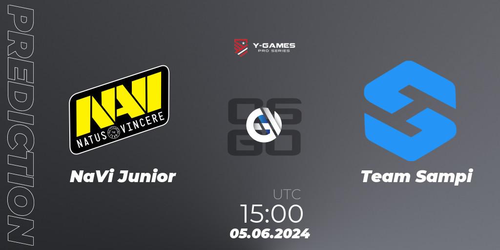 NaVi Junior - Team Sampi: прогноз. 05.06.2024 at 15:00, Counter-Strike (CS2), Y-Games PRO Series 2024