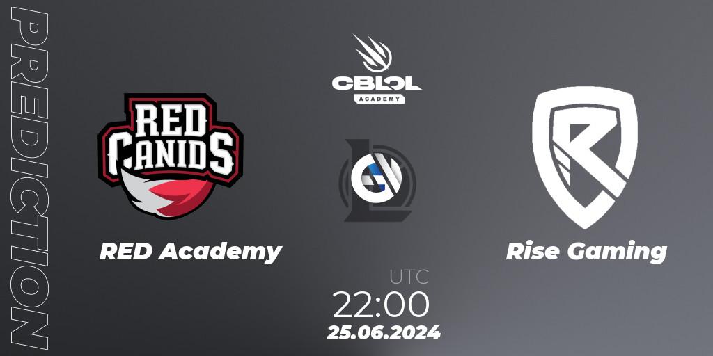 RED Academy - Rise Gaming: прогноз. 25.06.2024 at 22:00, LoL, CBLOL Academy 2024