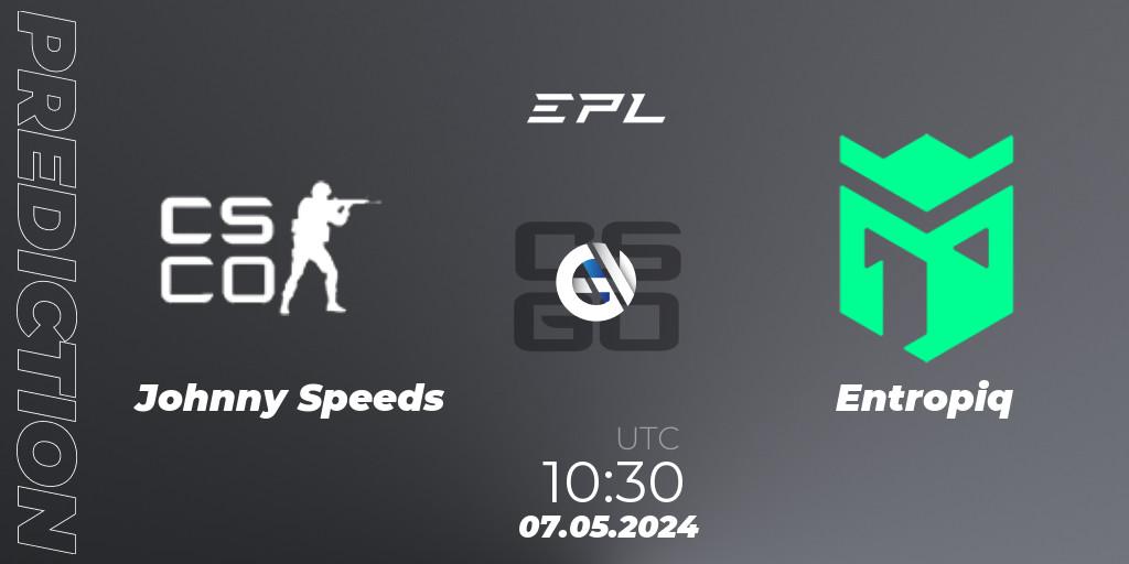 Johnny Speeds - Entropiq: прогноз. 07.05.2024 at 10:30, Counter-Strike (CS2), European Pro League Season 17: Division 2