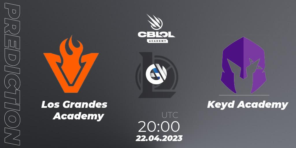 Los Grandes Academy - Keyd Academy: прогноз. 22.04.23, LoL, CBLOL Academy Split 1 2023
