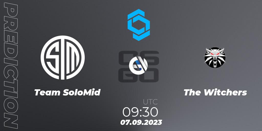 Team SoloMid - The Witchers: прогноз. 07.09.2023 at 09:30, Counter-Strike (CS2), CCT East Europe Series #2: Closed Qualifier